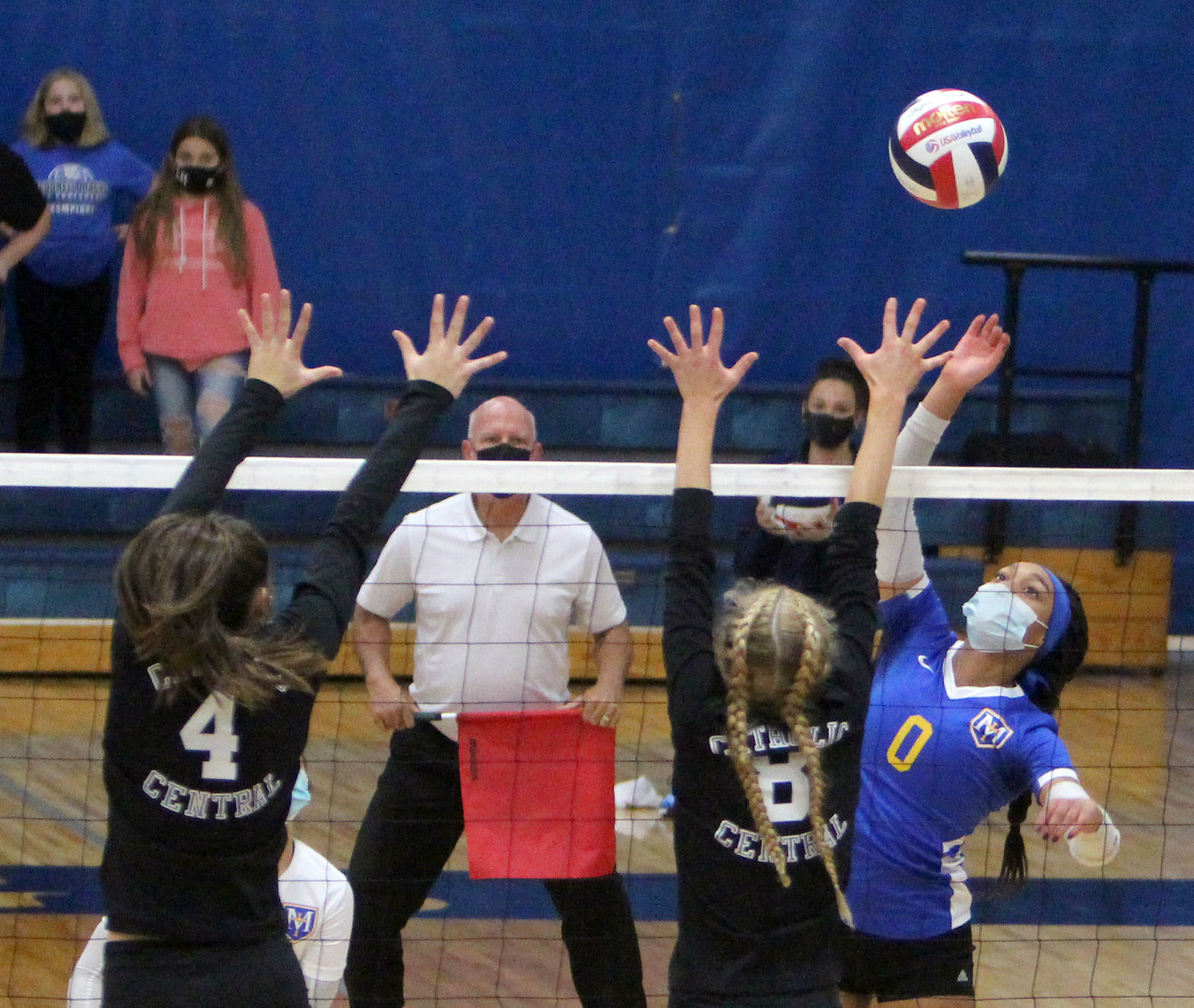 McDonell volleyball vs Catholic Central at Division 4 state championship 11-7-20